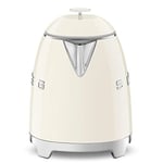 SMEG 50'S Style KLF05CREU Retro Mini Kettle Krem