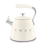 Smeg 50's Style Krem Set Üstü Düdüklü Kettle 2.3 lt