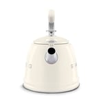 Smeg 50's Style Krem Set Üstü Düdüklü Kettle 2.3 lt