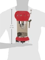 SMEG 50's Style Retro Espresso Kahve Makinesi Glossy Red