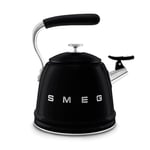 Smeg 50's Style Siyah Set Üstü Düdüklü Kettle 2.3 lt