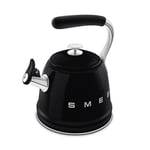 Smeg 50's Style Siyah Set Üstü Düdüklü Kettle 2.3 lt