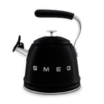 Smeg 50's Style Siyah Set Üstü Düdüklü Kettle 2.3 lt