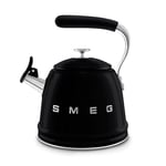 Smeg 50's Style Siyah Set Üstü Düdüklü Kettle 2.3 lt