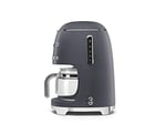 Smeg Barut Grisi Filtre Kahve Makinesi 50'S Style DCF02GREU