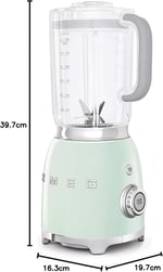 Smeg Blf01Pgeu Mikser, 1,5 Litre, Pastel Yeşil