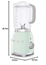 Smeg Blf01Pgeu Mikser, 1,5 Litre, Pastel Yeşil