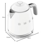 SMEG - Chaleira Anni50 KLF05WHEU