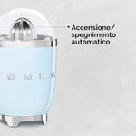 SMEG CJF11BLEU Narenciye sıkacağı, Plastic, Black