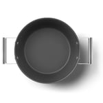 Smeg CKFC2611BLM Güveç Tavası 26 cm ve Kapak Siyah, Yapışmaz, Alüminyum, Patentli Taban - Seçenekler: Güveç Tavası 26 cm, Kızartma Tavası 26 cm, Kızartma tavası...