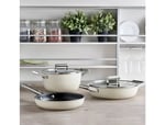 Smeg, CKFL2601, sertleştirilmiş camdan düz kapak, çap 26 cm, paslanmaz çelik sap, buhar çıkışı, tencere ürünleri ile uyumlu, 27,5  - Seçenekler: Durchmesser 24 cm, Durchmesser 26 cm, Durchmesser 28 cm
