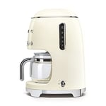 Smeg DCF02CREU Filtre Kahve Makinesi, Krem