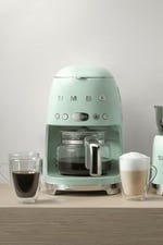 SMEG DCF02PGEU Filtre Kahve Makinesi 50'S Style Pastel Yeşil 1.4 Litre 10 Fincan Kapasiteli