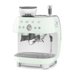 SMEG EGF03PGEU Espresso Makinesi, Değirmenli, Plastik, Pastel Yeşil