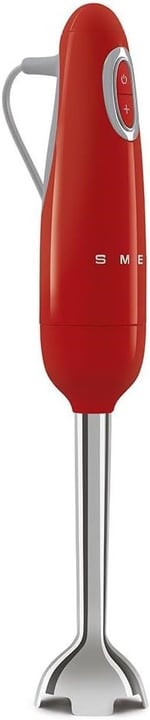 SMEG HBF22RDEU el mikseri, turbo fonksiyonu ve Flowblend kesme sistemi, kaymaz saplı, entegre kablo sargısı, aksesuarlar dahil, güç 700 W, kırmızı