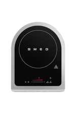SMEG Mat Beyaz Portatif Indüksiyonlu Ocak