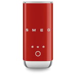 Smeg, MFF02RDEU elektrikli süt köpürtücü, 3 fonksiyonlu içecek, çıkarılabilir çırpma teli, yapışmaz seramik kaplama, 500 W, kırmızı