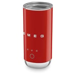 Smeg, MFF02RDEU elektrikli süt köpürtücü, 3 fonksiyonlu içecek, çıkarılabilir çırpma teli, yapışmaz seramik kaplama, 500 W, kırmızı