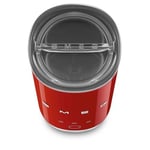 Smeg, MFF02RDEU elektrikli süt köpürtücü, 3 fonksiyonlu içecek, çıkarılabilir çırpma teli, yapışmaz seramik kaplama, 500 W, kırmızı