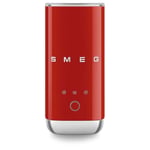 Smeg, MFF02RDEU elektrikli süt köpürtücü, 3 fonksiyonlu içecek, çıkarılabilir çırpma teli, yapışmaz seramik kaplama, 500 W, kırmızı