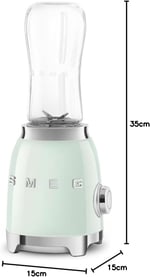 Smeg PBF01PGEU mikser, paslanmaz çelik