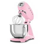 SMEG - Robot de Cozinha 800 W, Anni50, Total Rosa SMF03PKEU