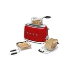 Smeg TSF01RDEU Ekmek Kızartma Makinesi 2x2, Kırmızı
