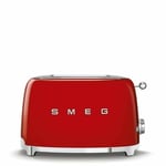 Smeg TSF01RDEU Ekmek Kızartma Makinesi 2x2, Kırmızı