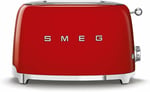 Smeg TSF01RDEU Ekmek Kızartma Makinesi 2x2, Kırmızı