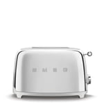 Smeg TSF01SSEU Ekmek Kızartma Makinesi 2x2, Krom