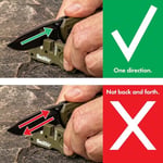 Smith's Üniseks 50984 Pocket Pal bıçak bileyici-PP1-Mini-OD, siyah