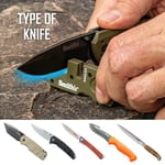 Smith's Üniseks 50984 Pocket Pal bıçak bileyici-PP1-Mini-OD, siyah