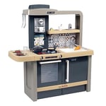 Smoby, 312308, Tefal Evo Mutfak, Ayarlanabilir Tezgah Boyu, Oyuncak Mutfak Aletleri, Çoklu Aksesuar, Fonksiyonel, Elektronik Ses Modüllü, Pilli