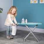 Smoby, 330121, Oyuncak Buhar İstasyonlu Ütü Masası, Krick-Crack Mekanik Düğmeli, Oyuncak Giysi Asılabilir, Ironing Board & Steam Iron