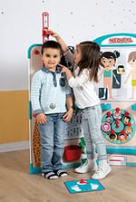 Smoby, 340206, Doktor Muayenesi Oyun Seti, Aksesuarlı, Okul Öncesi, Eğitici ve Öğretici, Doctor's Examination Playset