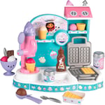 Smoby, 350409, Gabby Dondurma Fabrikası, Oyuncak Dondurma Makinesi, Oyuncak Waffle Makinesi Ve Dahası, Hafıza Alanları, 21 Adet Aksesuar