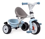 Smoby, 741400, Evrimsel Üç Tekerlekli Bisiklet, Sessiz Tekerlekler, Kafalık, Emniyet Kemeri, Park Freni, Korna, Geri Çekilebilir Ayak Dayama Yeri, 360° Güneşlik, Çanta, Serbest Tekerlek Sistemi