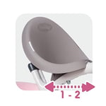 Smoby, 741401, Baby Balade Plus 3 in 1 Bisiklet, Ergonomik Tasarım, Emniyet Kemerli, Sağlam Metal Yapı, Ayarlanabilir Direksiyon Boyu, Bagajlı Sele, EVA Lastikli