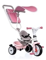 Smoby, 741401, Baby Balade Plus 3 in 1 Bisiklet, Ergonomik Tasarım, Emniyet Kemerli, Sağlam Metal Yapı, Ayarlanabilir Direksiyon Boyu, Bagajlı Sele, EVA Lastikli