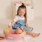 Smoby Baby Nurse - Jakuzi küveti, 42 cm'ye kadar bebekler için - Elektronik modül, su jetleri, kabarcıklar, LED ışıklar, çok sayıda aksesuar, oyun fonksiyonu, 3 yaşından itibaren