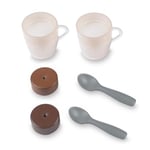 Smoby - Espresso Makinesi - Gerçekçi İmitasyon Oyuncak - Sesler ve Işık Efektleri - 6 Aksesuar - Yaratıcılığı Geliştirin - Günlük Hareketleri Yeniden Oluşturun
