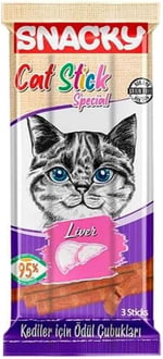 Snacky Kedi Stick Ödül Ciğerli 3x5G