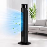 Snailax 45W Kule Tipi Vantilatör - Uzaktan Kumandalı ve Dijital Ekranlı Sessiz Oda Fanı, Geniş Açılı Salınımlı Serinletici Kule Fan