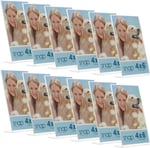 Snap 5 x 7 akrilik Açık bile ayakta çerçeve (set 12), akrilik, renksiz, 4 x 6 Inches - Seçenekler: 4
