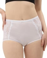 Soft Light Yüksek Bel Toparlayıcı Dantelli Kadın Külot Pamuklu, 5li