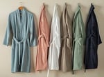 Soft Pamuklu BORNOZ S-M Açık Pembe
