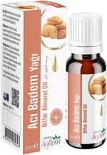 Softem Acı Badem Yağı 20 Ml | Soğuk Sıkım Doğal Sabit Yağ | Cilt Besleyici ve Nemlendirici Yağ | Makyaj Temizleyici, Hamilelikte Karın Çatlaklarına Karşı, Vitamin ve Mineral Açısından Zengin
