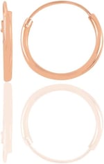 Söğütlü Silver 925 Ayar Gümüş Mini rose Halka Küpe