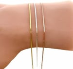 Söğütlü Silver Gümüş örgü modeli italyan zincir bileklik