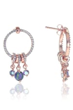 Söğütlü Silver Mistik topaz taşlı ring küpe